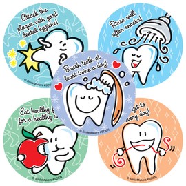 Simple Dental Stickers - Prizes and Giveaways - 100 per Pack