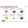 Performance Tool W5378 Standard Fuse Assortment, 30-Piece