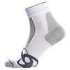 ODLO Unisex's Quarter LIGHT Socks, White, Size 42-44