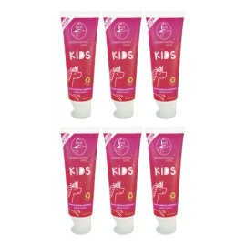 Green Doctor Pasta Dental Natural Unicorn Kids 6pack 85g C/u