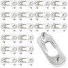 Ruidee Pack of 30 Keyhole Hangers, Picture Hangers, Metal 42