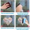 GORGECRAFT 8Pcs Large Rainbow Window Clings 3D Decorative Window Film