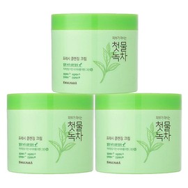 Guailnara First Brew Green Tea Fresh Cleansing Cream 300ml (Pack of 3)