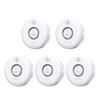 5 Pack Water Leak Alarm Detectors - 120dB Loud Alert