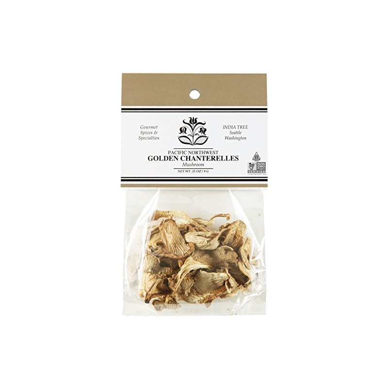 India Tree Golden Chantrelle Mushrooms, 0.35 oz