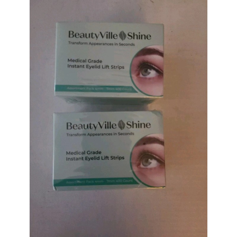 Beautyville Shine 400 Count Instant Eyelid Lift Strips 4-7mm -