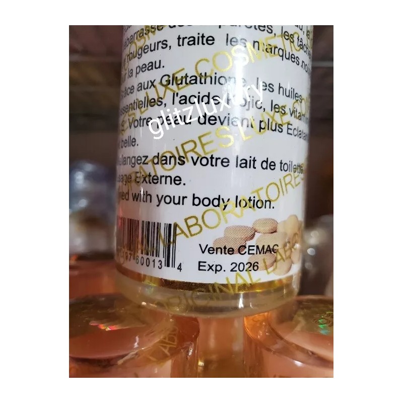 Glutathione Comprime whitening serum 100ml x 1. Mix into your