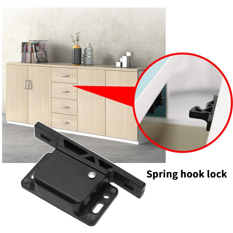 EMSea Cabinet Door Latch with 4 Screws RV Drawer Latches