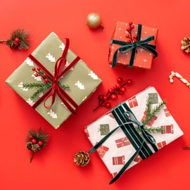 AOKSUNOVA Velvet Ribbon Beige Cream 1 cm Gift Ribbon Velvet Ribbon Velvet Ribbon Gift Ribbons Velvet Ribbons 9 m