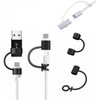 2pcs Silicone Cable Converter Holder Strap Tether,Anti Lost Cover Protections
