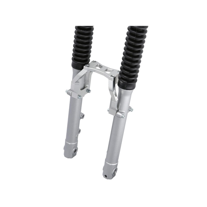 Fork Stiffener CNC Aluminium Anodised with Small Parts for Simson