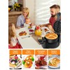 Waffle Maker, 1400W Double Belgian Waffle Iron 180° Flip, 8