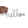 Hello Sign Wall Hanging for Room, Office, Bath, Kitchen