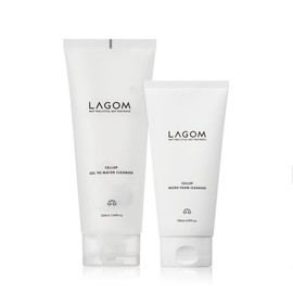 Lagom 수분듀오 마이크로 폼 클렌저 150ml+젤 투 워터 클렌저 220ml Hydration Duo Micro Foam Cleanser 150ml + Gel to Water Cleanser 220ml