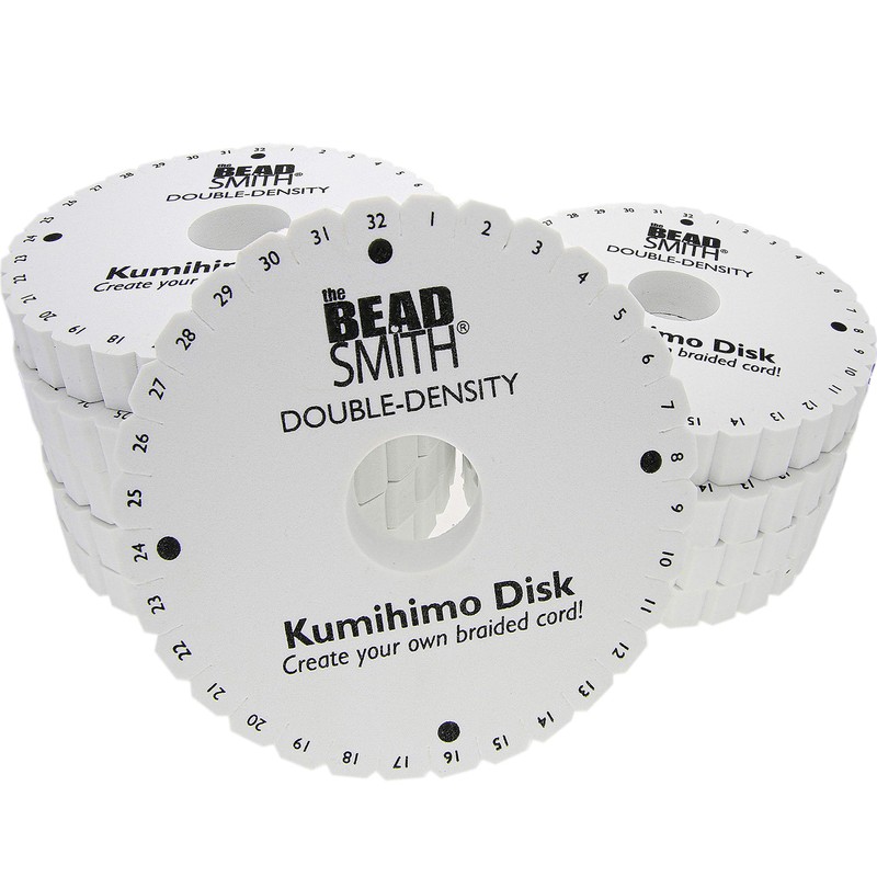The Beadsmith Round Kumihimo Disk, 6 inch Diameter, 0.75” (20mm)