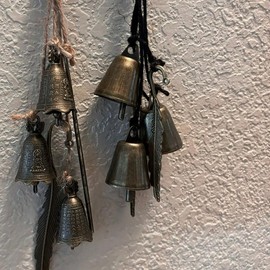 Witch Bells - Style: Trinkets, color: Black Jute
