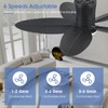 Surtime Palm Leaf Ceiling Fans with Lights-42 Tropical Ceiling Fan
