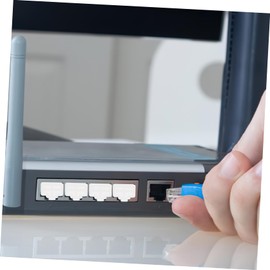 KOMBIUDA 50pcs Dust Covers for Ethernet Ports Protective Plug for Routers Computers Tvs Durable Easy to Install Modern Design Dust Prevention for LAN Network Interfaces