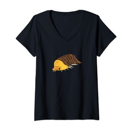 Womens Rubber Ducky Isopod Roly Poly Funny Pill Bug Isopod Lover V-Neck T-Shirt