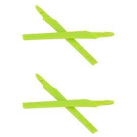 NicelyFit Replacement Temple Ear Socks for Oakley Crosslink Eyeglass Glass Frames (Green-2 Pairs)