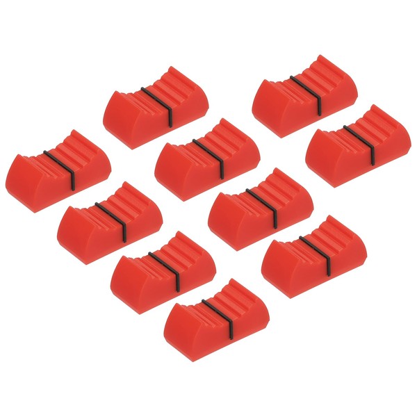 sourcing map Straight Slide Potentiometer Flat Push Knob Plastic Flat