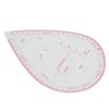 5pcs 6403 Curve Ruler Set Multifunctional Plastic Curve Pattern Ruler