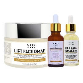 Kit Crema Lift Face Dmae + Suero Dmae Y Tranexámico.