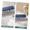 Gadpiparty Cord Management Box Lid Multi-Compartment Cable Organizer Blue Dustproof