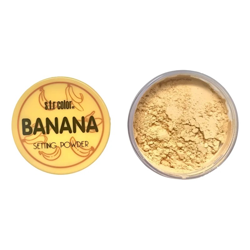 Polvo Suelto Banana Traslúcido Fijador De Maquillaje