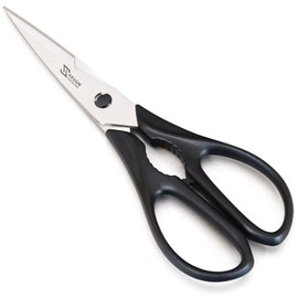 Wahei Freiz Sakun RE-7681 Stainless Steel Kitchen Scissors, Giza Blade, Easy to Clean, Disassemblable, Removable,