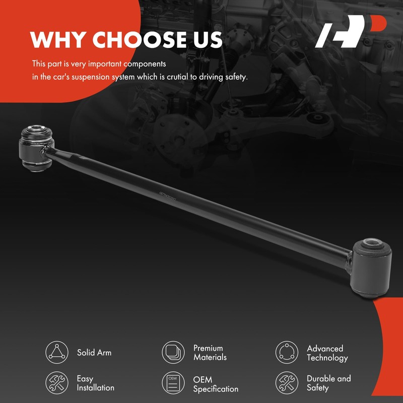 A-Premium Rear Upper Control Arm, with Bushing, Compatible with Toyota