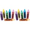 Rhode Island Novelty Crayon Shaped Erasers Assorted Colors 2.5 Inch