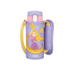 Thermos FJV-400FDS PL-P Vacuum Insulated Straw Bottle, 14.1 fl oz (410 ml), Purple Pink, For Cold Retention