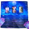 Superlunaris 3-Card Tarot Reading Spread Cloth, Tarot Menu, Altar Cloth,