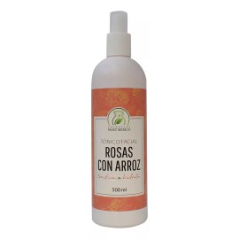 Productos Mart Mexico Tónico Facial Hidratante De Rosas Con Arroz (500ml) 6 Pack