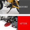 3D Spiked Front Footrest Off-Road Foot Pegs Compatible with Grom