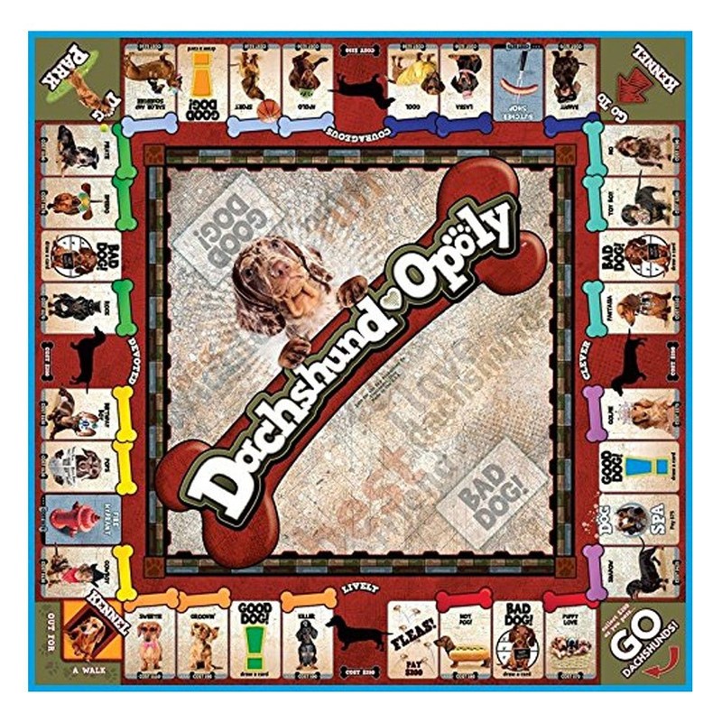 Late for the Sky Dachshund-opoly 15.38 x 10.63 x 2.06