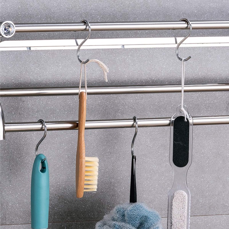 TOPBATHY 100 Pcs S Hooks S Shaped Hook Heavy Duty