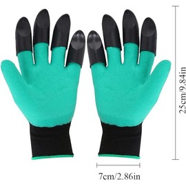 UrbAmerican 2 Pairs Garden Gloves with Claws for Women and Men Both Hands Gardening Work Gloves Garden Gloves Yard Work Safe Gloves for Easy Digging Planting