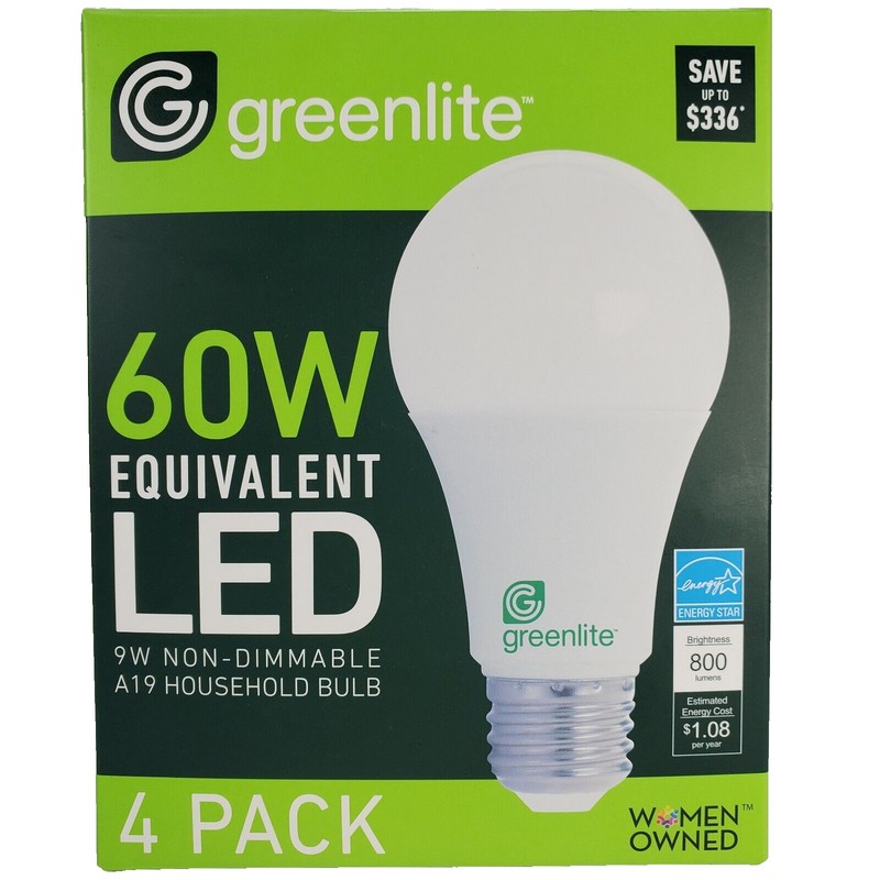 Greenlite Case of Greenlite LED 96 9W 60W Equivalent Light