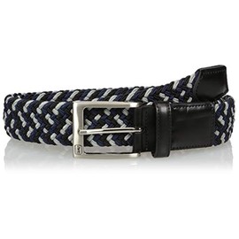 PGA TOUR Multicolor Stretch Braid Men's Golf Belt, black, M