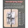 4 Pack Door Hinges Matte Silver, Manganese Steel, 4 Inch