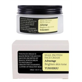 ELCHHIRSCH Korean Snail Mucin 93% Moisturizing Cream, Collagen Lifting & Firming Cream,...