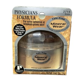 Physicians Formula Talc-Free Mineral Wear Loose Powder # 2714 Bronzer