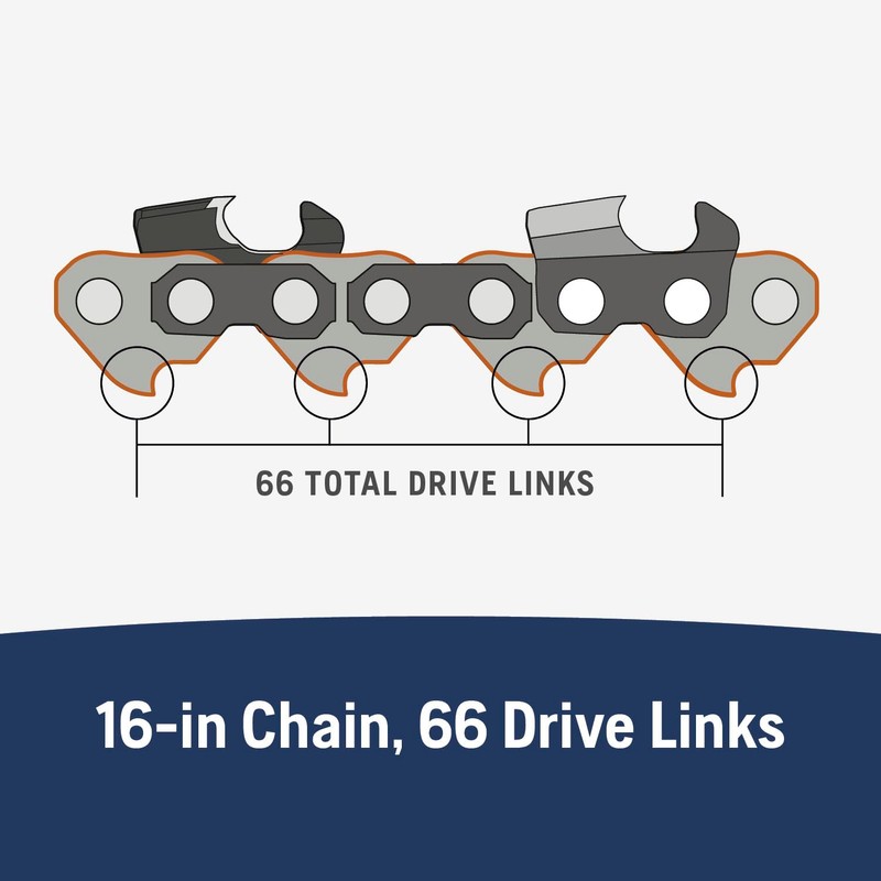 Husqvarna X-Cut SP33G 16 Inch Chainsaw Chain, 325" Pitch, 050"