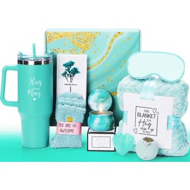 Gift Baskets for Women Birthday Gifts for Women Self Care Gifts Get Well Gifts Spa Gift Basket Care Package Unique Gift Ideas Set Box for Mom Girlfriend Her Sister Wife Best Friends (Ocean)