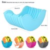 SoKalChw 4Pcs Silicone Retractable Burger Fixed Box Adjustable Hamburger Holders