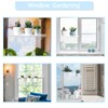 Sumerflos 2 Pack Clear Acrylic Window Plant Box - 12''