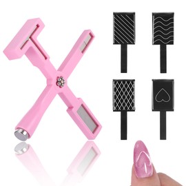 5pcs Cat Beautiful Eye Magnet for Nails,Multifunctional Nail Art Tools Cat Beautiful Eye Gel Nail Polish Magnet,Design Tools Accessories for Salon or Diy