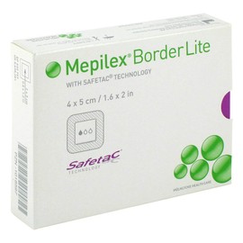 Mepilex Border Lite 4 x 5 cm All-in-One-Schaumverband, 10 pcs. Dressing
